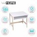 WELL HOME - Mesa infantil simples e prática Branco