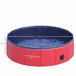 Piscina para animais de estimação PVC, placa de madeira PawHut Vermelho