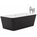 Beliani Banheira HASSEL 80x170 Branco