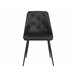 Beliani Silla de comedor VALERIE Preto