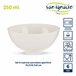 Conjunto de 6 taças para aperitivos em porcelana coleção VESSIA Branco