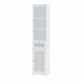 Armário alto Karlsøy com gaveta MDF PVC rattan Branco