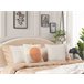 Beliani Almofada decorativa HELIOTROPE 45x45 Branco