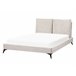 Beliani Cama com estrado Bombazine MELLE 155x240 Bege