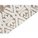 Beliani Pelos curtos GOGAI 300x400 Branco/ Bege