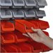 Organizador de Ferramentas PP DURHAND Vermelho