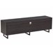 Beliani Mesa de TV MADERA 140 Castanho