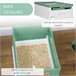 Caixa de Areia para Gatos PP PawHut Verde