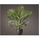 FLOWER micro LED luzes para plantas 100cm Branco/ Plateado