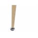 Beliani Mesa de bar CHAVES 50x110 Branco