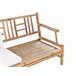 Beliani Conjunto lounge Madeira de bambu RICCIONE Castanho