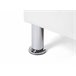 Beliani Cama con almacenaje Piel sintética METZ 168x217 Branco