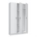 Armário multiusos com 3 portas Branco