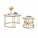 Mesa de centro, mesa auxiliar, mesa auxiliar 70x70 Branco