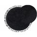Beliani Shaggy (pelos longos) BITLIS 140x140 Preto