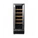 Cave de Vinho 20 garrafas Vinobox 20 Design I SLIM Livre ou Encastre Monotemperatura Preto / Cinza