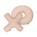 Beliani Almofada decorativa HESPERIS 46x46 Rosa Talco