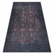 ANDRE 1013 Tapete Ornamento vintage antiderrapante 120x170 Preto