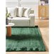 Beliani Pelos curtos GESI II 200x300 Verde Escuro
