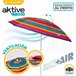 Guarda-sol de praia teto ventilado + proteção UV50 Aktive Beach Multicor