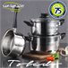 Bateria de cozinha de 5 peças Cinza