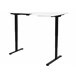 Beliani Escritorio ajustable DESTINES 160x109 Branco/ Preto