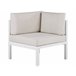 Beliani Conjunto de jardín BORELLO Branco