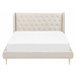 Beliani Cama com estrado Veludo FORBACH Bege