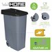 WELL HOME Recipiente Aberto 110L Verde Alt.88cm+10 sacos de lixo 120L Azul