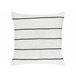 Beliani Almofada decorativa MILAS Branco/ Preto
