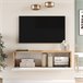 Suporte para TV de parede Lapinlahti aglomerado [en.casa] 100 Branco