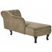Beliani Chaise longue versão à direita Veludo NIMES Verde