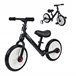 Bicicleta de Equilibrio PP, Metal HOMCOM Preto