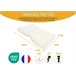 Almofada Ergonômica Cervical DUO com Fronha de Bambu Branco