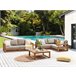 Beliani Conjunto lounge TIMOR Cinza Escuro