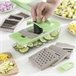 Cortador de Verduras, Ralador e Mandolina com Receitas e Acessórios 7 em 1 Cinza