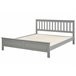Beliani Cama com estrado Pinho MAYENNE 169x208 Castanho
