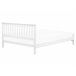 Beliani Cama com estrado Pinho MAYENNE 189x208 Branco