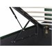 Beliani Cama baú Veludo SEZANNE 150x215 Cinza