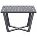 Beliani Conjunto lounge VIZZINI Cinza Escuro