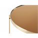 Beliani Mesa de apoio LUCEA 63x63 Dourado