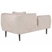 Beliani Chaise longue Bouclé CHEVANNES Bege