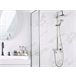 Beliani Conjunto de duche GURARA 23x36 Branco