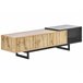 Beliani Mesa de TV FORESTER 160 Castanho