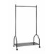 Cabide de roupa SPACE metal 158x85x45cm Preto