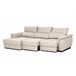 Chaise longue BENSON com cama Cinza