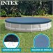 Cobertura INTEX piscina metálica metal & prisma frame Azul