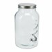 Copo dispensador de bebidas Well Home com tampa Transparente