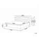 Beliani Cama Piel sintética METZ 169x217 Branco