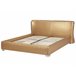 Beliani Cama Piel PARIS 215x228 Dourado